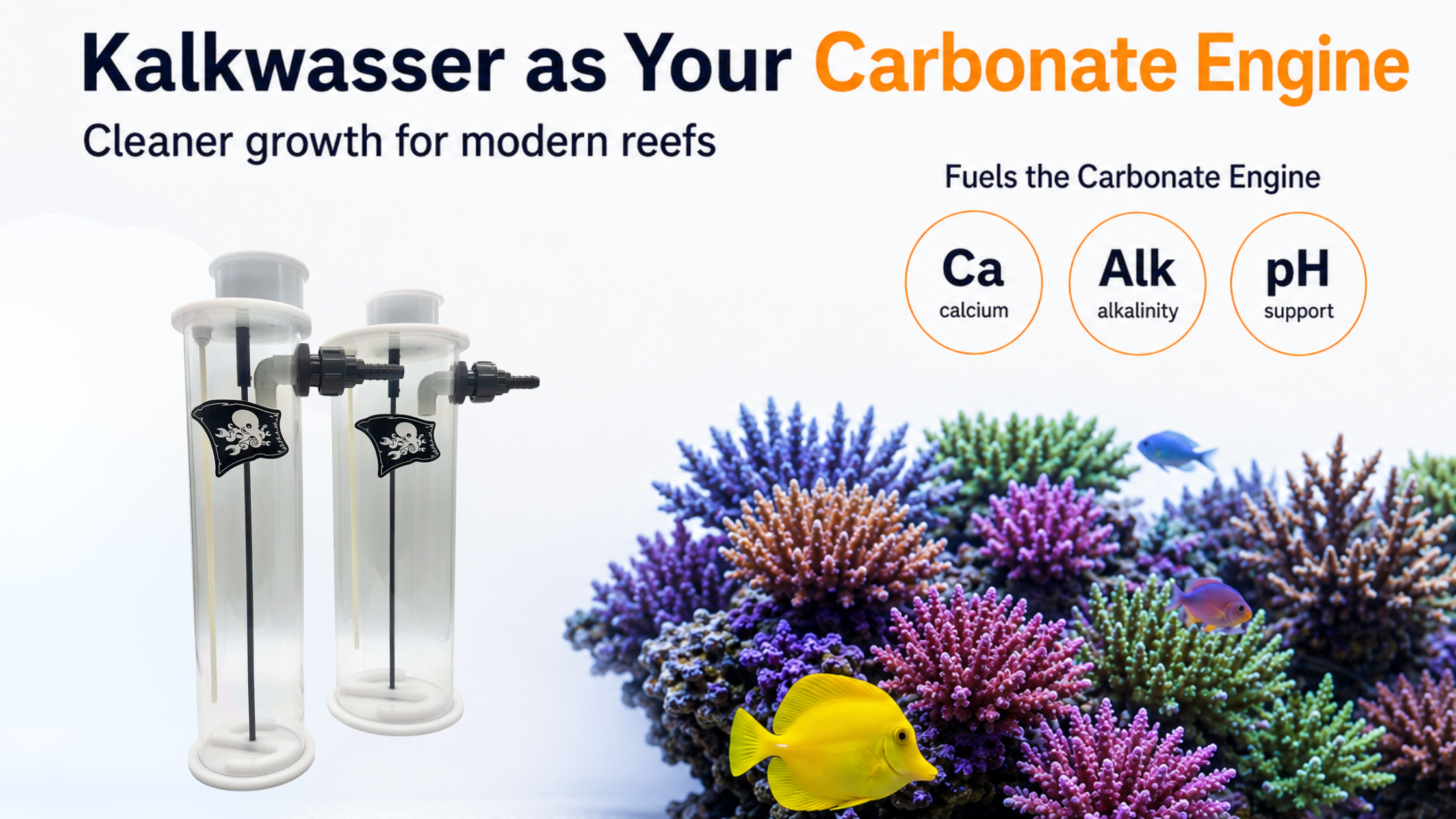 Kalkwasser as Your Carbonate Engine. A Cleaner Approach to Modern Reefing.