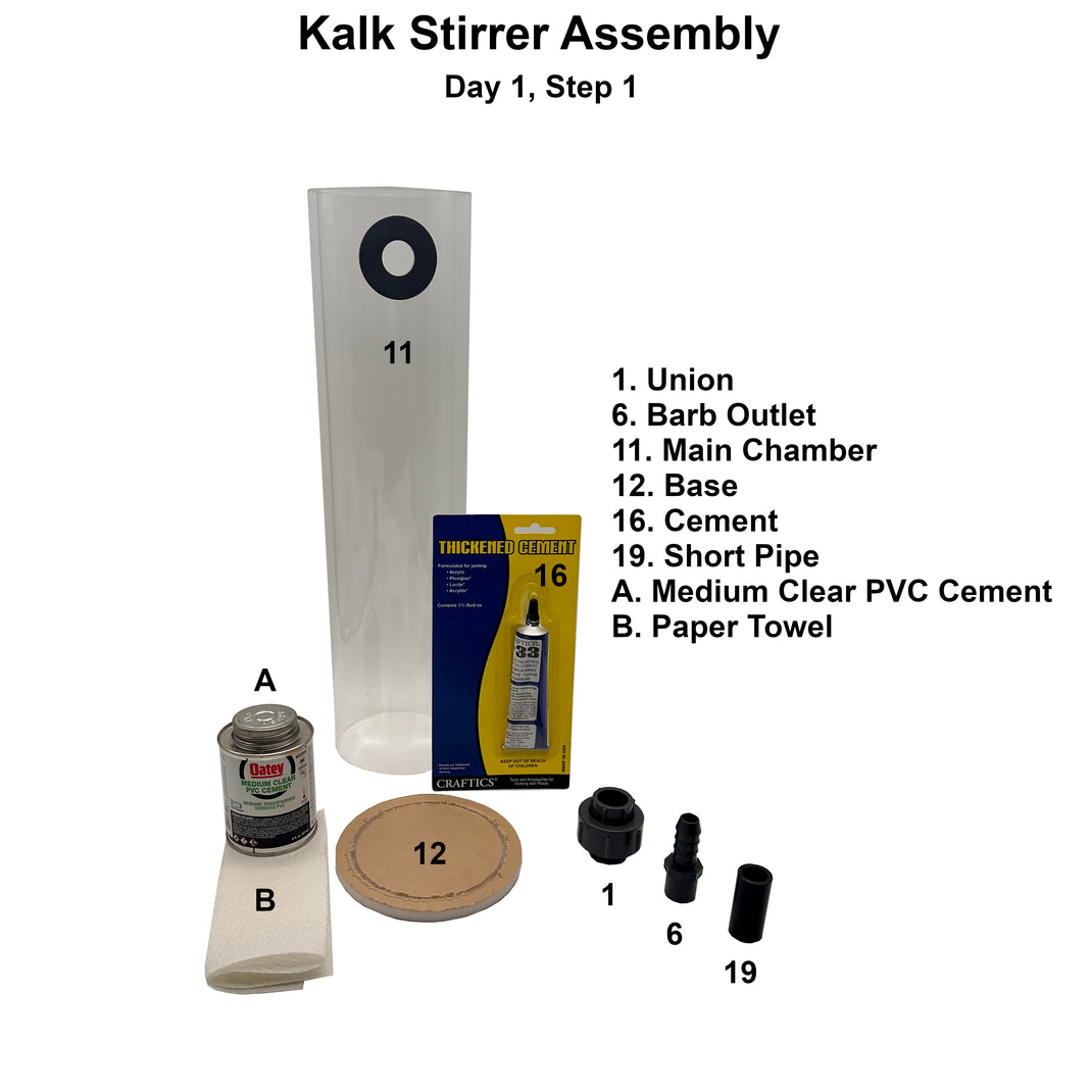 Kalk Stirrer DIY Assembly Avast Marine Works