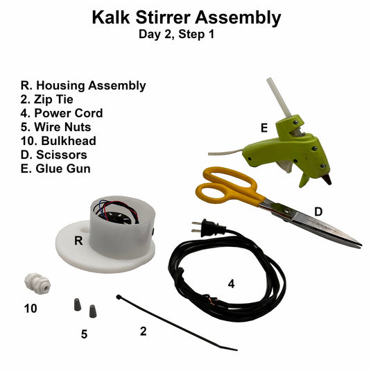 Kalk Stirrer DIY Assembly Avast Marine Works